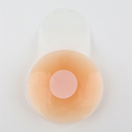 Цена за 3 шт. Стикини многоразовые, с подтяжкой, d=6.5 см, бежевые