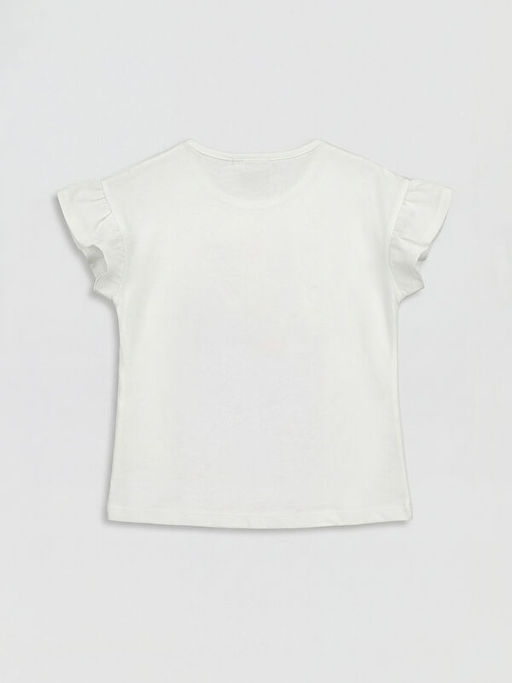 Bisiklet Yaka Gabbys Dollhouse Bask?l? K?z ?ocuk Ti??rt