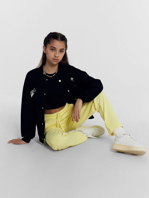 Брюки для девочек в желтом цвете - Mark formelle фото 2