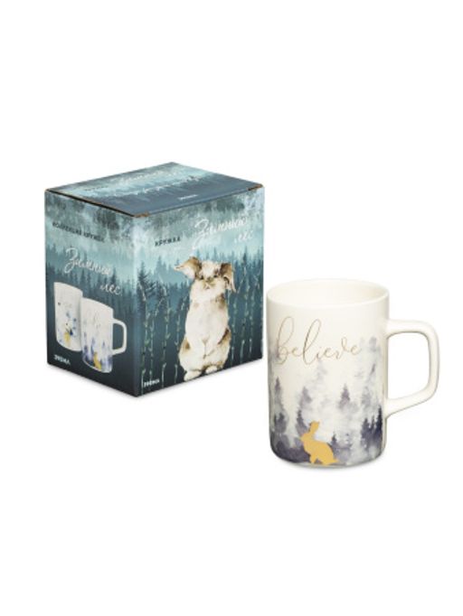 Кружка ЗИМНИЙ ЛЕС 390мл - SIJ фото 3