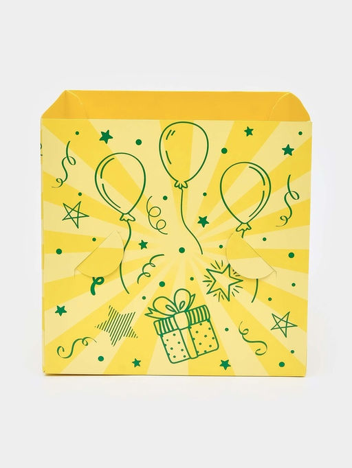 Бум-коробка подарочная с бабочками «Тебе подарочек», 12 × 12 × 12 см