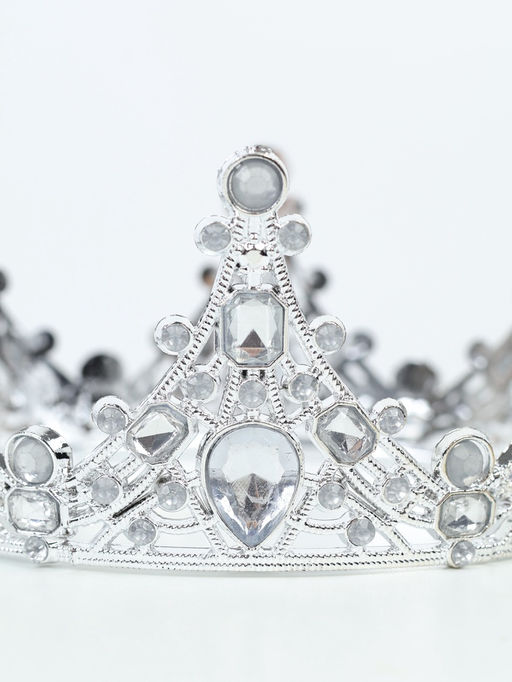 Корона для торта «Принцесса», цвет серебро