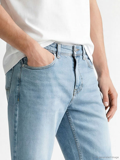 Джинсовые шорты мужские Slim Fit