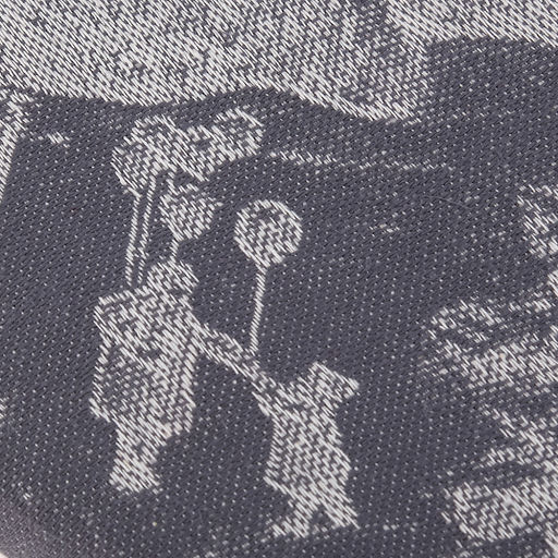 Скатерть д180см Рождественская ярмарка, длина стола д120см, на 6 персон, жаккард/пестроткань: лен 51% хлопок 49%, плотность 220г/м2, упаковка подарочная коробка 36х26х4см, Домашняя мода (Россия)  фото 4