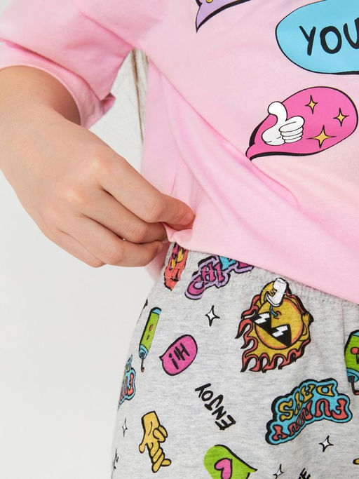 ACOOLA / Пижама детская для девочек Oregon цветной  фото 5