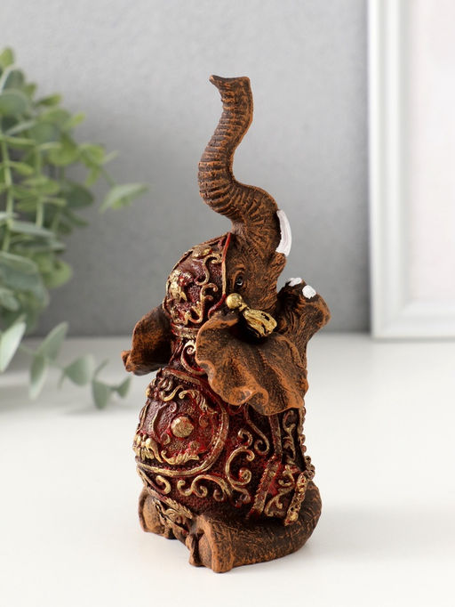 Фигурка полистоун «Слон африканский», 14.5×7.5×6 см