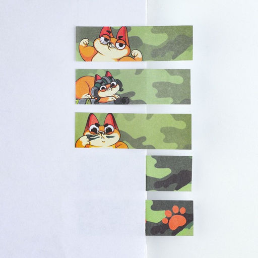 Стикеры-закладки, на подложке Настоящий герой, 5 шт, 30 л/шт - Artfox фото 7