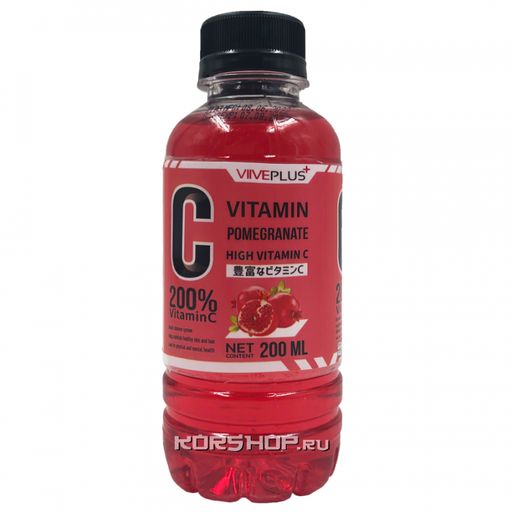 Гранатовый напиток с витамином С Viveplus, 200 мл Акция