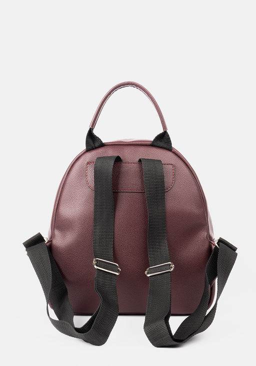 Рюкзак Модель №1523 | кожзам | зернистая | бордовый | Р831-25 | 33429 - L-craft фото 4