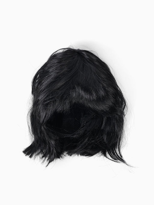 Парик карнавальный "Каре" черный, 1 шт. 110 гр.