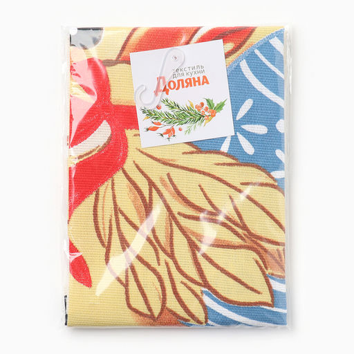 Полотенце Доляна Пасхальный цыплёнок 35х60 см, 100% хл, рогожка 164 г/м2  фото 9