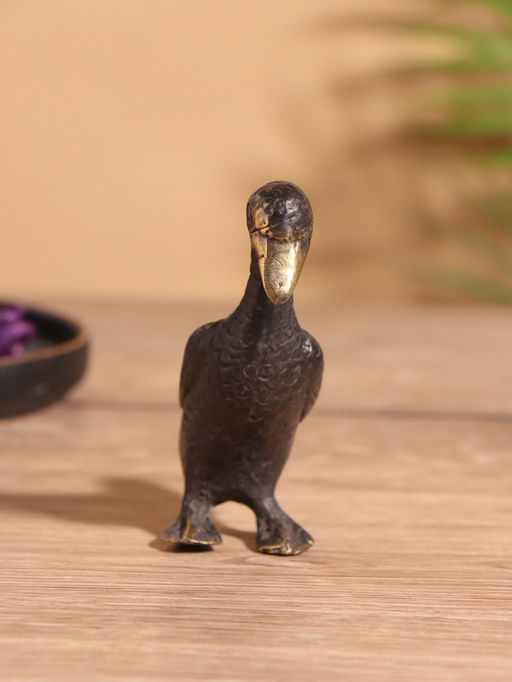 Сувенир «Утка», 9×4×9 см, бронза