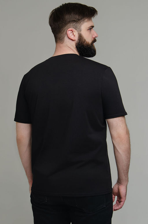 Арт. 67103 Футболка мужская 50-58 (5 шт) Цвет:черный