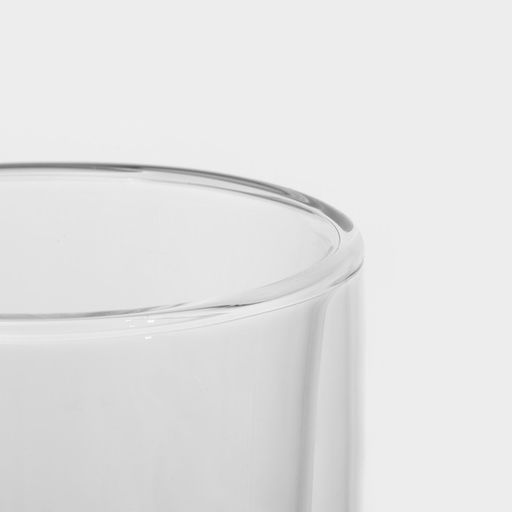 Пивной бокал Magistro «Дуо», 400 мл, 8.5×8.5×18 см, с двойными стенками, стекло, прозрачный