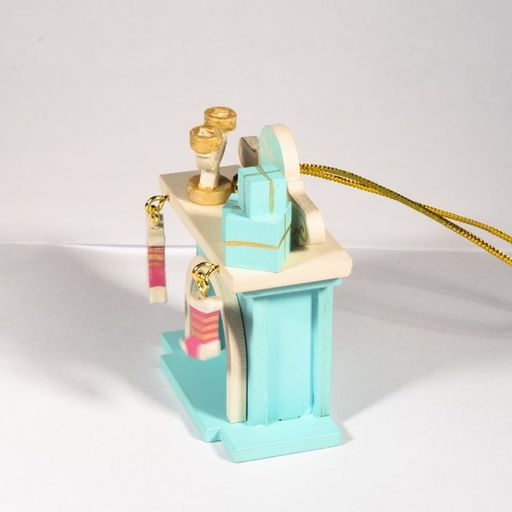 Елочная игрушка - Камин 56GG64-25804 S - Idh фото 2