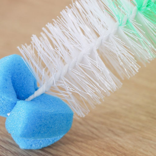 Ёршик для посуды Доляна, 2 шт.: 25×6 см, 12×2 см, МИКС