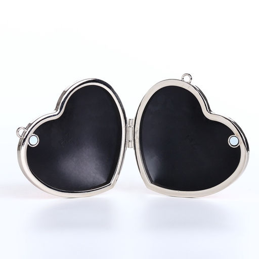 Сумка мини-клатч на магните, в форме сердца, жёсткий корпус, на длинной цепочке, оранжевая