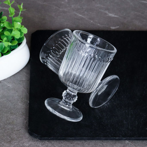 Рюмка 6 штук 80 мл на ножке прямая / F207-1A /уп 24/ - Галеонтрейд фото 4