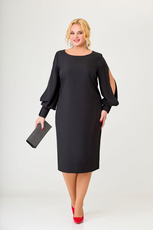 Блуза Swallow 803.2 черный+серебряный узор фото 534