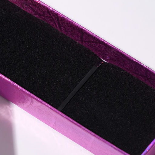 Цена за 6 шт. Коробочка подарочная под браслет/цепочку/часы Голография, 21x4 (размер полезной части 20,5х3,7см), цвет МИКС - Simaland фото 3