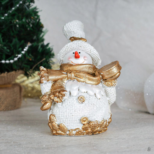 Фигурка Снеговичок 12 см / CHR166 /уп 192/Новый год - Галеонтрейд фото 3