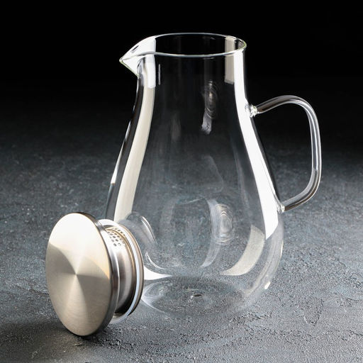 Набор для напитков Magistro «Стиль», 5 предметов: кувшин 1.8 л, 4 кружки 300 мл, стекло