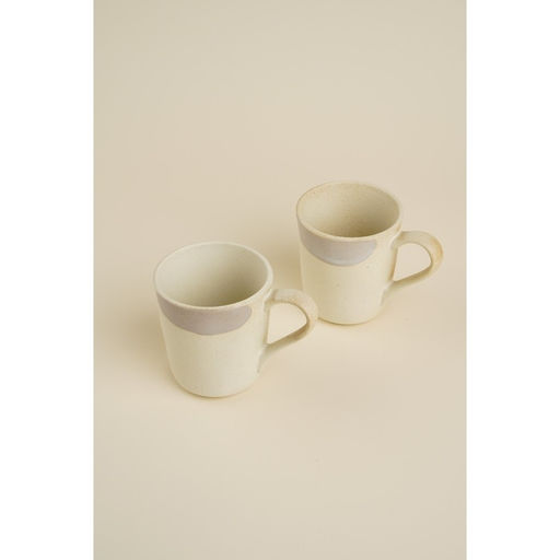 Набор кружек SL Home Волны Сардинии, 400 мл, фарфор, 2 шт., бежевый