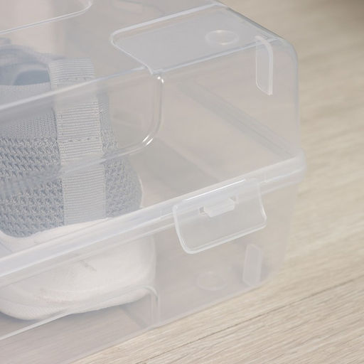 Короб для хранения обуви «Реноме», 61×34×13 см, прозрачный