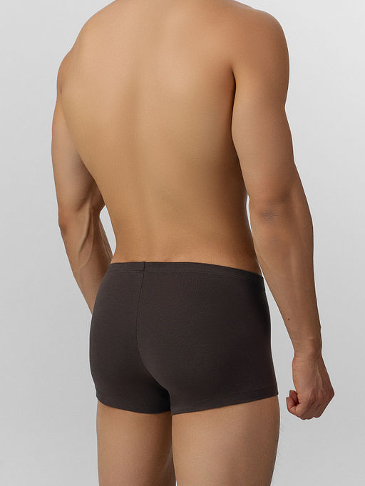 Цена за 2 штуки! Трусы боксеры мужские коричневые - Mark formelle фото 5