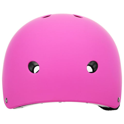 Шлем защитный детский ONLYTOP, без регулировки, обхват 55 см, цвет розовый