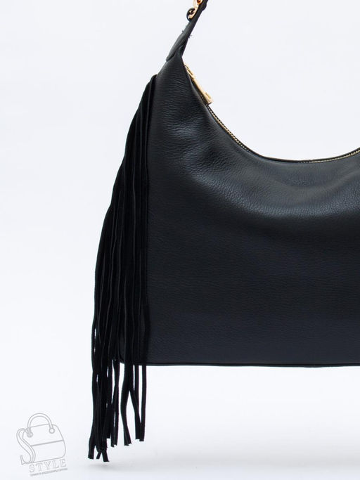 Сумка женская кожаная 1028L black Polina&Eiterou  в Новосибирске