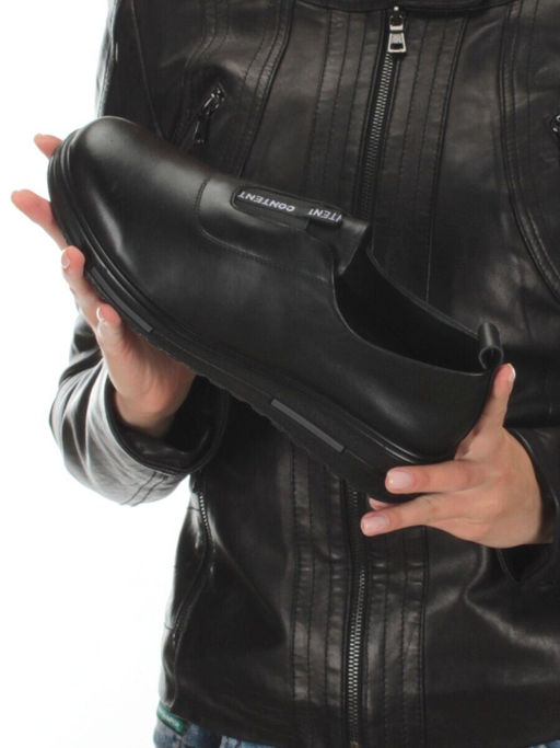 03-5069 BLACK Полуботинки женские (натуральная кожа) - No name фото 2