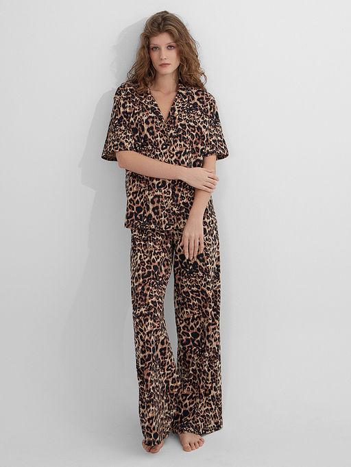 Комплект женский домашний с леопардовым принтом - Mark formelle фото 6