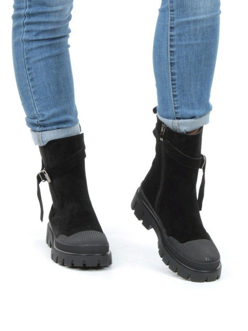 04-296-1M BLACK Ботинки зимние женские - No name фото 21