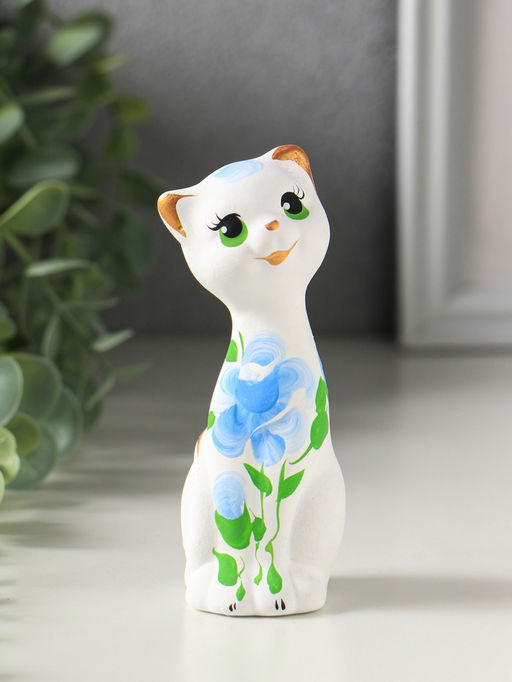 Фигурка керамика «Love коты», 11 см, МИКС