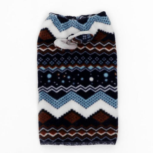 Шапка-капор зимняя для собак, L-XL (ДС 26-28 см, ОМ 34-36 см), микс - Пижон фото 5