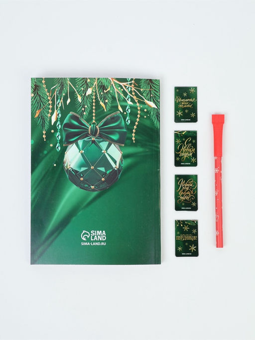 Набор в портфеле: ежедневник А5, магнитные закладки и ручка "Время чудес"