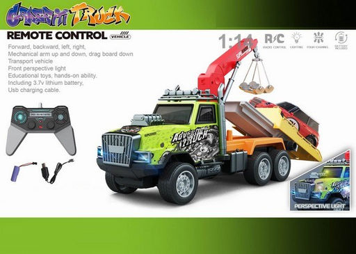 Эвакуатор р\у "BeBoy" 1:14 (IT109731) аккумул., свет, звук, в коробке 45,3*23,5*13см