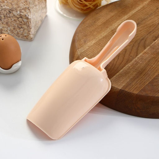 Цена за 3 шт. Совок для сыпучих продуктов Полимербыт, 250 мл, пластик, МИКС