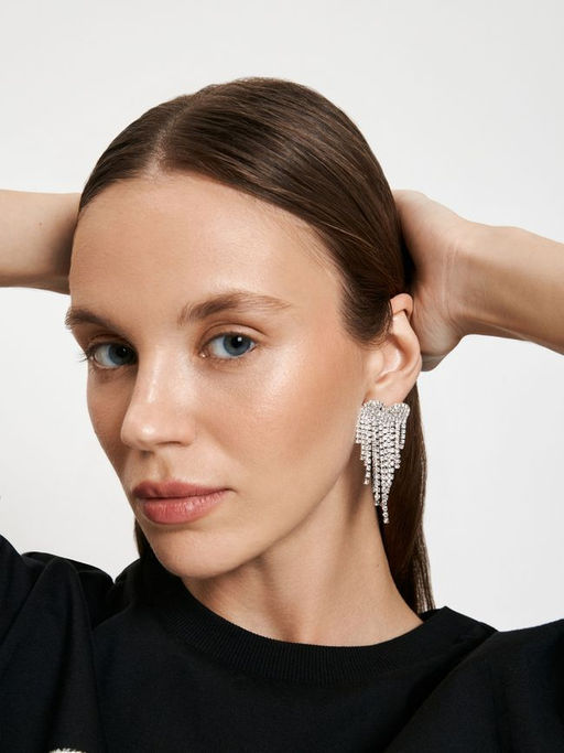 10206220366 Серьги жен. Chandelier серебристый - Concept club фото 3