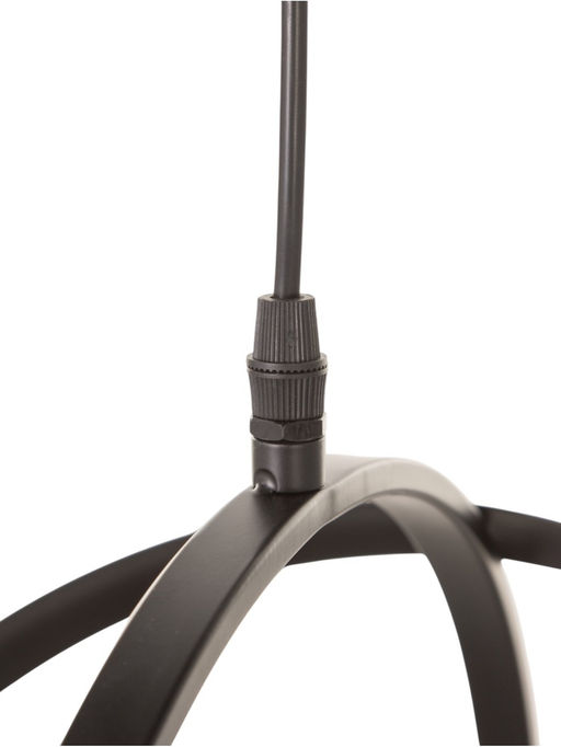 Светильник «Орбиталь» 1×40 Вт, Е27, 33×33×33(+100)см, чёрный/бронза/медь