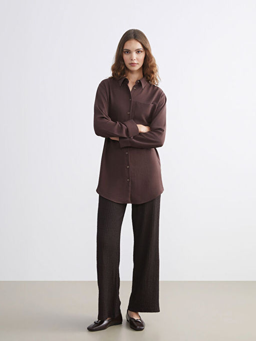 Cep Detayl? Kad?n G?mlek Tunik