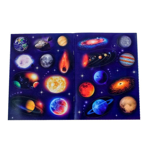 Наклейки Моя первая энциклопедия. Космос, формат А4, 8 стр. + плакат - Буква-ленд фото 3
