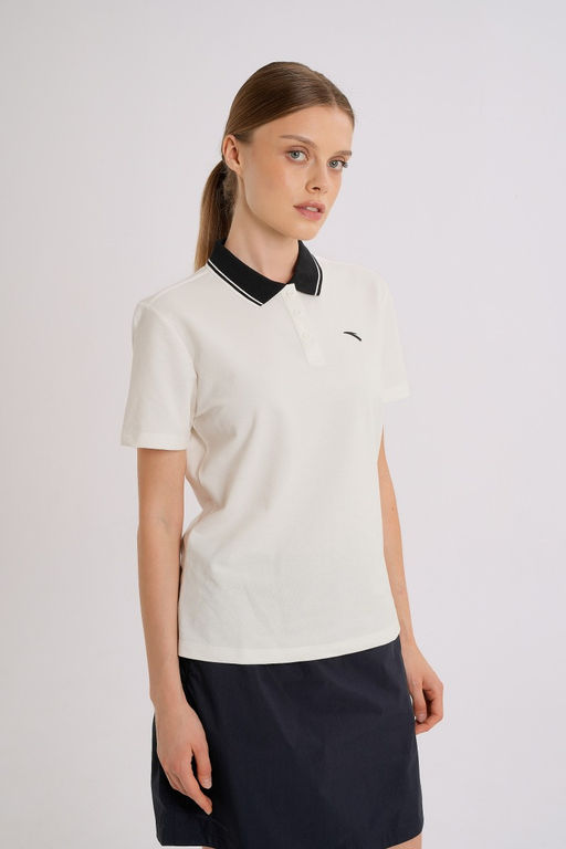 Поло Белый ANTA TRN-ESSENTIAL SS Polo  фото 3
