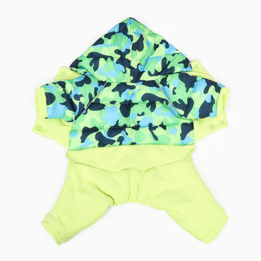 Комбинезон Go-Иди с утяжкой, размер 16 (ДС 36, ОГ 46, ОШ 35 см), зелёный/камуфляж - Simaland фото 10