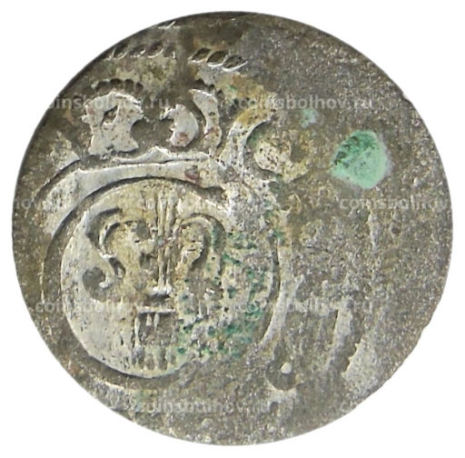 Солид 1634-1654 года Шведская оккупация Риги  королева Кристина