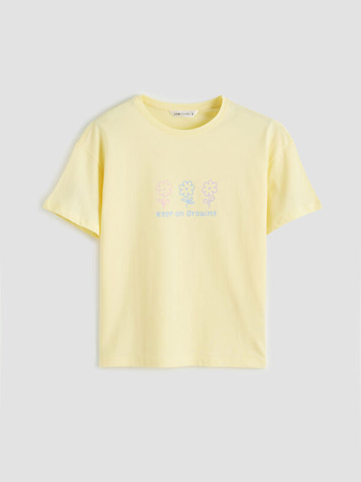 Bisiklet Yaka Bask?l? Kad?n Pijama Tak?m