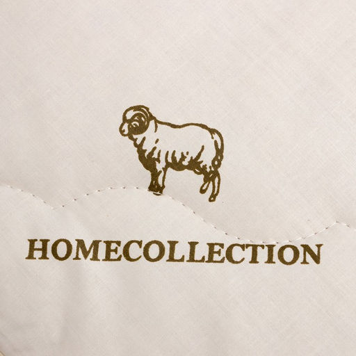 Одеяло «Этель», овечья шерсть, 140×205 см, тик, 300 г/м²