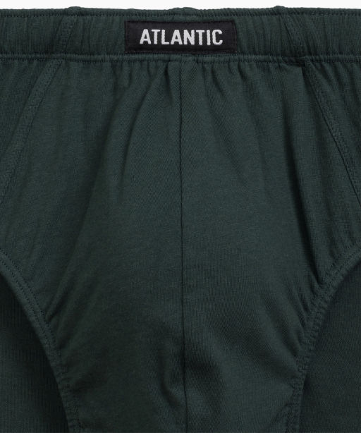 ATLANTIC 5SMP-003 Трусы классика Solid Classic - набор 5 шт. серый + графитовый + черный + изумрудный + эспрессо  фото 8