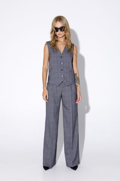 Жилет Pirs 4793 светлый серый с голубым  фото 2